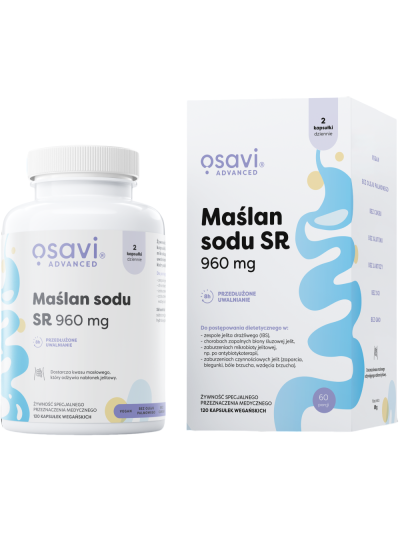 OSAVI Maślan Sodu SR 960mg 60 vcaps w Pakuj ZDROWIE Gdańsk Wrzeszcz