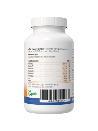 Skład DR. RATH Vitamin B Complex 90 caps w Pakuj ZDROWIE Gdańsk Wrzeszcz