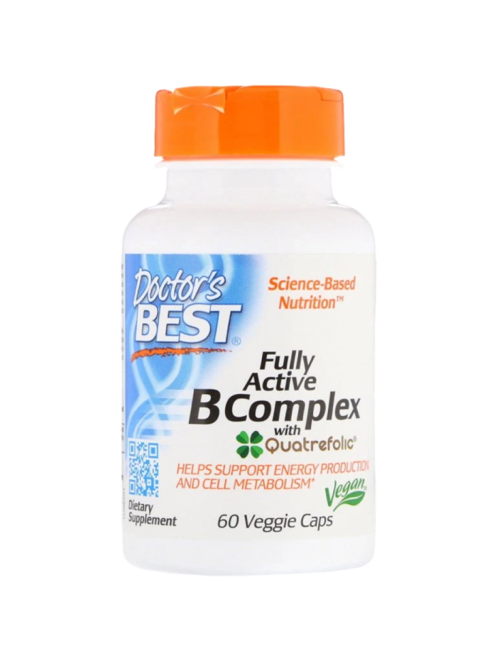 DOCTOR'S BEST Fully Active B Complex 60 vcaps w Pakuj ZDROWIE Gdańsk Wrzeszcz