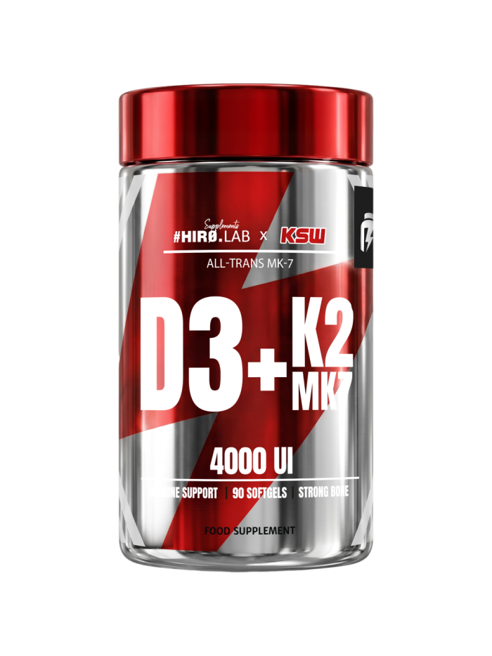 HIRO.LAB KSW D3+K2MK7 4000UI Softgels 90 caps w Pakuj ZDROWIE Gdańsk Wrzeszcz