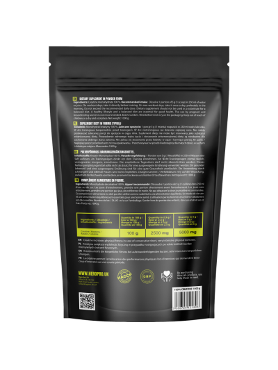 Skład HIRO.LAB 100% Pure Creatine Powder 1000 g w Pakuj ZDROWIE Gdańsk Wrzeszcz