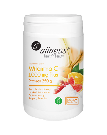 ALINESS Witamina C Buforowana Plus 250 g w Pakuj ZDROWIE Gdańsk Wrzeszcz
