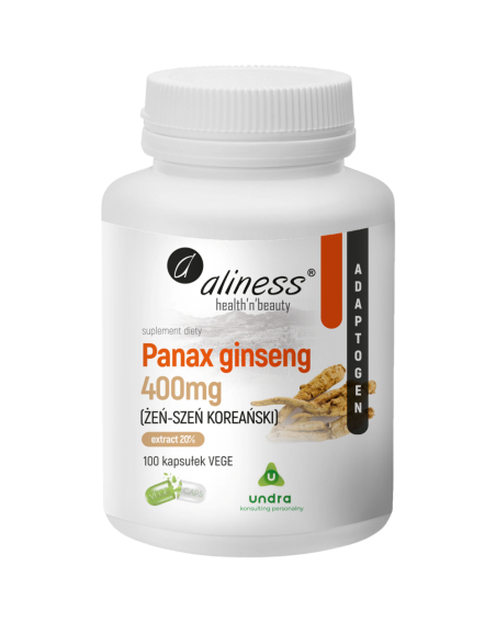 ALINESS Panax ginseng 400mg 100 vcaps w Pakuj ZDROWIE Gdańsk Wrzeszcz