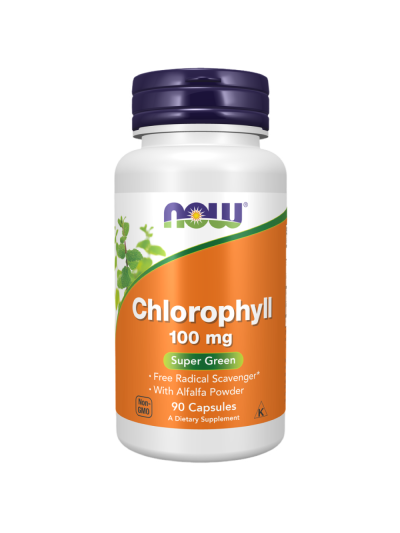 NOW FOODS Chlorophyll 100mg 90 vcaps w Pakuj ZDROWIE Gdańsk Wrzeszcz
