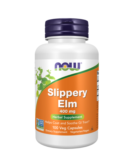 NOW FOODS Slippery Elm 400mg 100 vcaps w Pakuj ZDROWIE Gdańsk Wrzeszcz