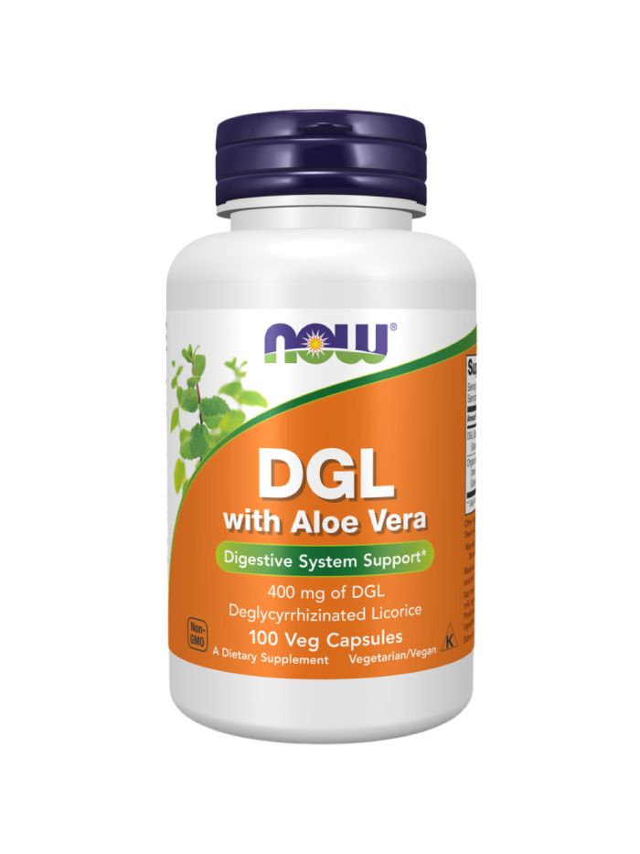 NOW FOODS DGL with Aloe Vera 100 vcaps w Pakuj ZDROWIE Gdańsk Wrzeszcz