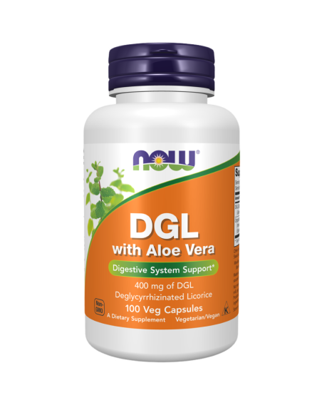 NOW FOODS DGL with Aloe Vera 100 vcaps w Pakuj ZDROWIE Gdańsk Wrzeszcz
