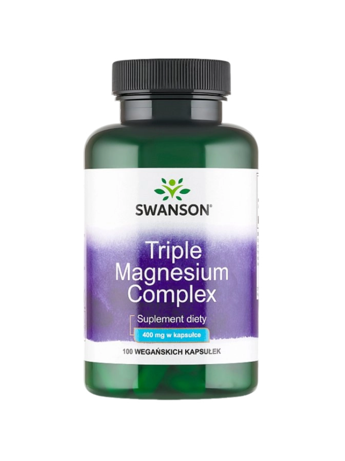 SWANSON Triple Magnesium Complex 100 vcaps w Pakuj ZDROWIE Gdańsk Wrzeszcz