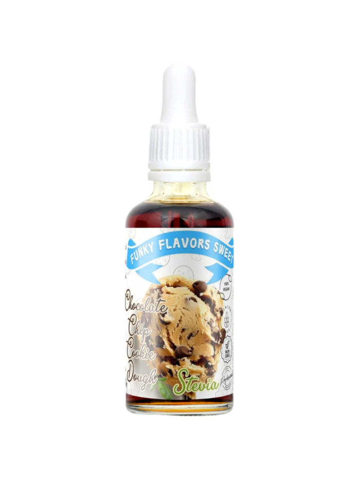 FUNKY FLAVORS Sweet Chocolate chip cookie dough Stevia 50 ml w Pakuj ZDROWIE Gdańsk Wrzeszcz