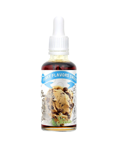 FUNKY FLAVORS Sweet Chocolate chip cookie dough Stevia 50 ml w Pakuj ZDROWIE Gdańsk Wrzeszcz