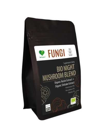 BeOrganic Fungi BIO Night Mushroom Blend 200 g w Pakuj ZDROWIE Gdańsk Wrzeszcz