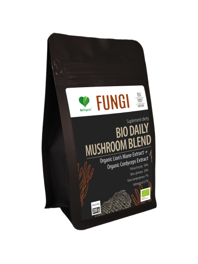 BeOrganic Fungi BIO Daily Mushroom Blend 200 g w Pakuj ZDROWIE Gdańsk Wrzeszcz