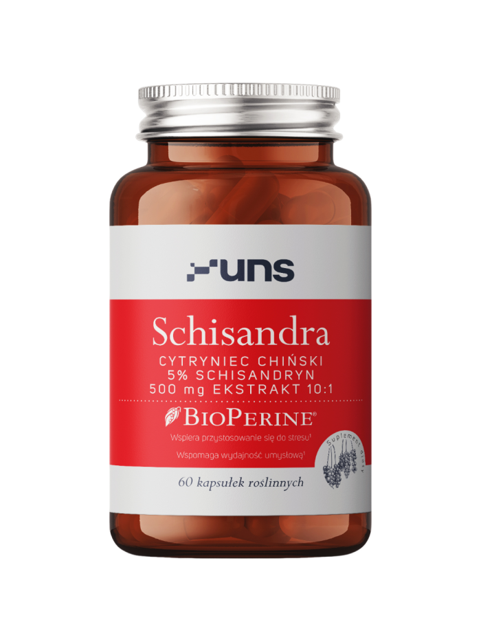 UNS Schizandra + Bioperine 60 vcaps w Pakuj ZDROWIE Gdańsk Wrzeszcz