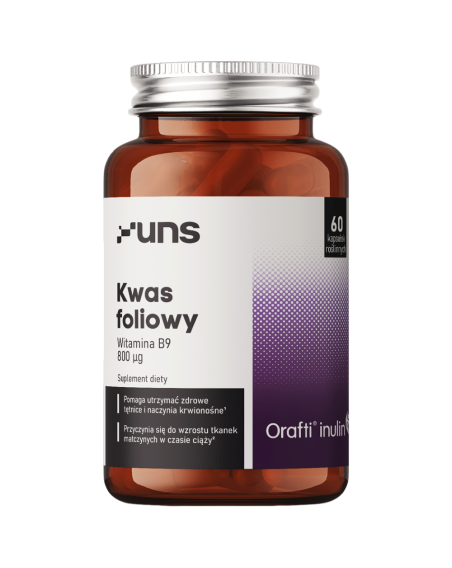 UNS Kwas foliowy 60 vcaps w Pakuj ZDROWIE Gdańsk Wrzeszcz