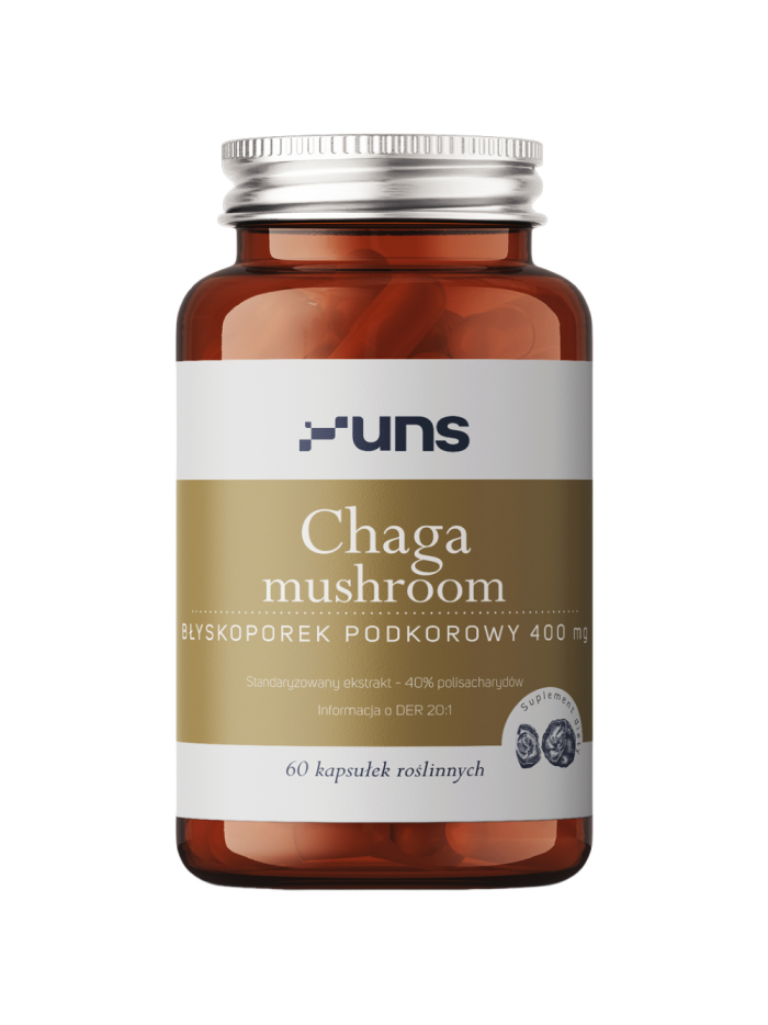UNS Chaga Mushroom 60 vcaps w Pakuj ZDROWIE Gdańsk Wrzeszcz