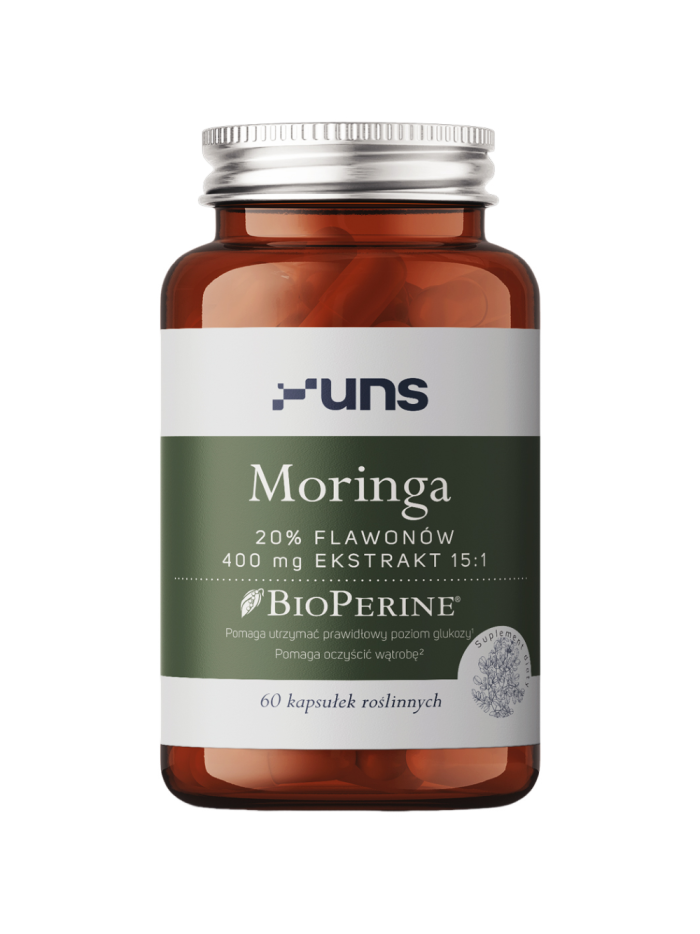 UNS Moringa + Bioperine 60 vcaps w Pakuj ZDROWIE Gdańsk Wrzeszcz