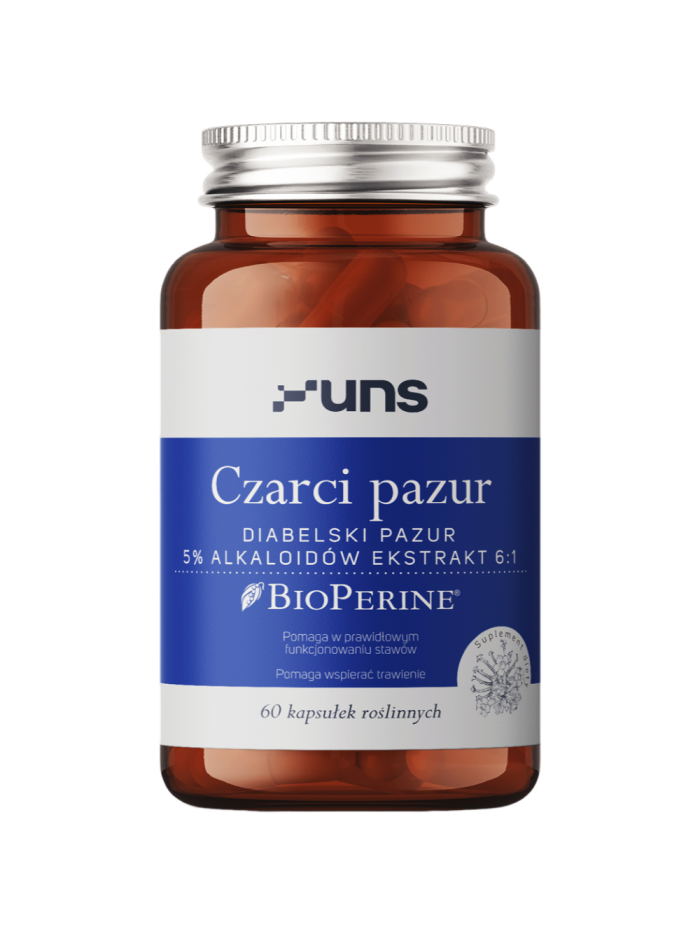 UNS Czarci pazur + Bioperine 60 vcaps w Pakuj ZDROWIE Gdańsk Wrzeszcz