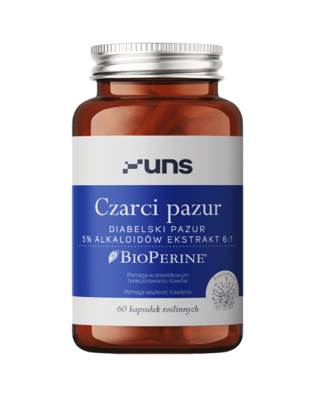 UNS Czarci pazur + Bioperine 60 vcaps w Pakuj ZDROWIE Gdańsk Wrzeszcz