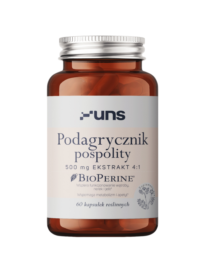UNS Podagrycznik pospolity + Bioperine 60 vcaps w Pakuj ZDROWIE Gdańsk Wrzeszcz