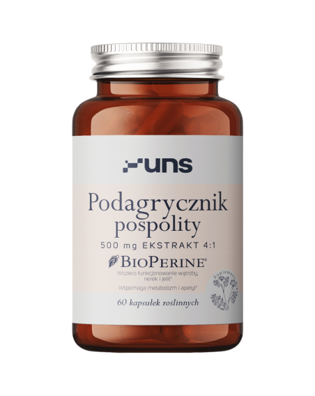 UNS Podagrycznik pospolity + Bioperine 60 vcaps w Pakuj ZDROWIE Gdańsk Wrzeszcz