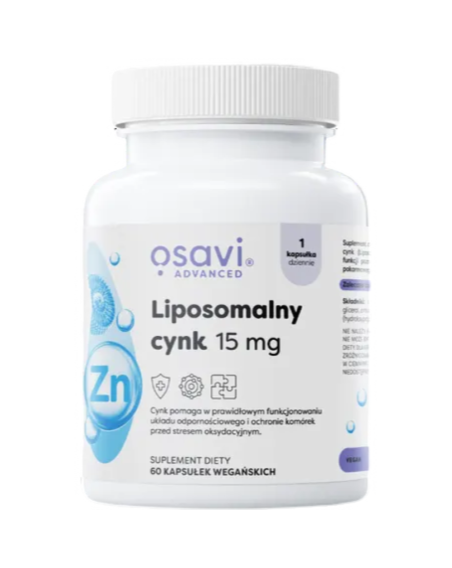OSAVI Liposomalny cynk 15mg 60 vcaps w Pakuj ZDROWIE Gdańsk Wrzeszcz