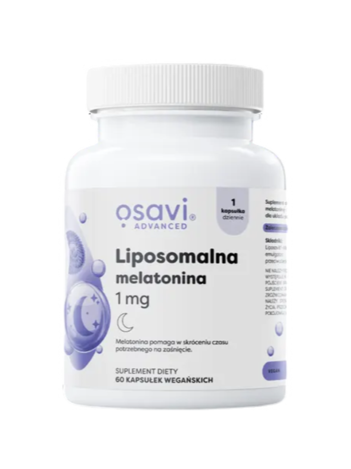 OSAVI Liposomalna melatonina 1mg 60 vcaps w Pakuj ZDROWIE Gdańsk Wrzeszcz