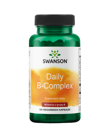 SWANSON Daily B-Complex 100 vcaps w Pakuj ZDROWIE Gdańsk Wrzeszcz