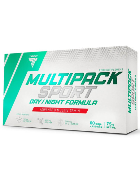 Zestaw witamin i minerałów Trec Multi Pack Sport Day/Night Formula 60kaps w sklepie Pakuj ZDROWIE Gdańsk Wrzeszcz