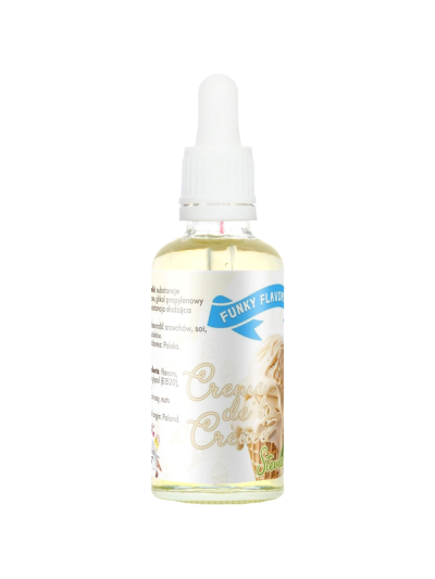 Tył FUNKY FLAVORS Sweet Creme de la Creme Stevia 50 ml w Pakuj ZDROWIE Gdańsk Wrzeszcz