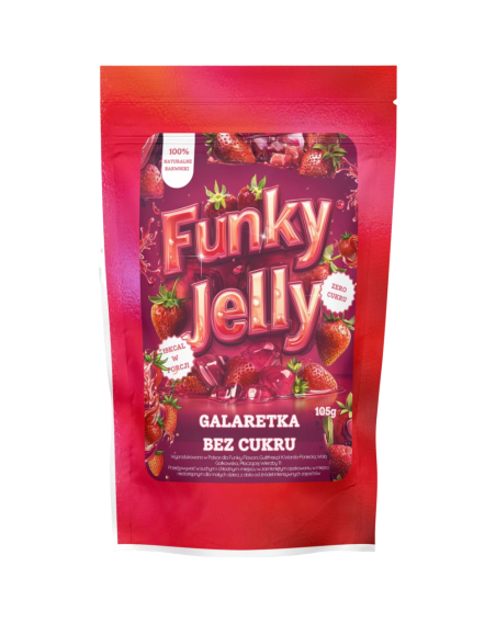 FUNKY FLAVORS Funky Jelly 105 g truskawka w Pakuj ZDROWIE Gdańsk Wrzeszcz