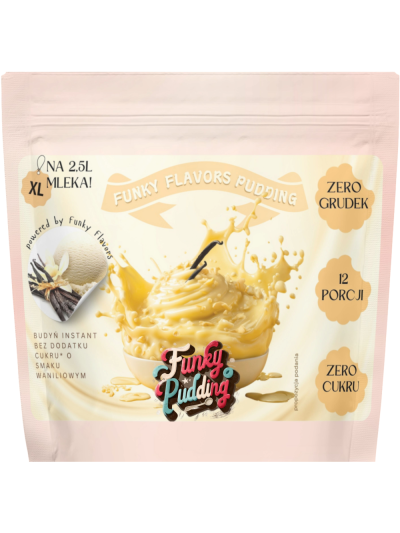 FUNKY FLAVORS Funky Pudding 237,5 g wanilia w Pakuj ZDROWIE Gdańsk Wrzeszcz