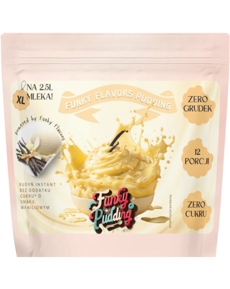 FUNKY FLAVORS Funky Pudding 237,5 g wanilia w Pakuj ZDROWIE Gdańsk Wrzeszcz