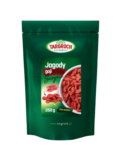 TARGROCH Jagody goji suszone 250 g w Pakuj ZDROWIE Gdańsk Wrzeszcz
