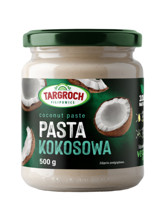 TARGROCH Pasta kokosowa 500 g w Pakuj ZDROWIE Gdańsk Wrzeszcz