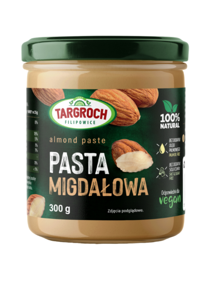 TARGROCH Pasta migdałowa 500 g w Pakuj ZDROWIE Gdańsk Wrzeszcz