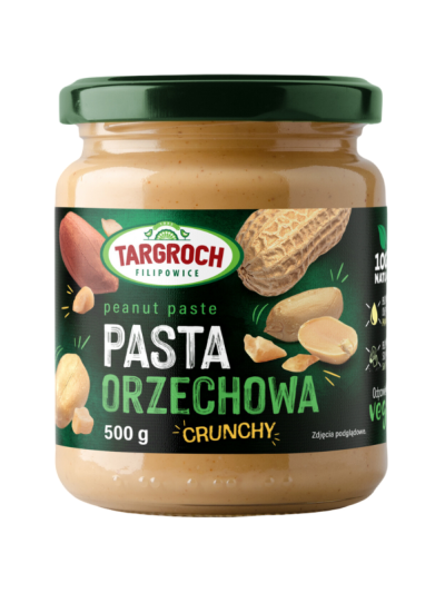 TARGROCH Pasta orzechowa crunchy 500 g w Pakuj ZDROWIE Gdańsk Wrzeszcz