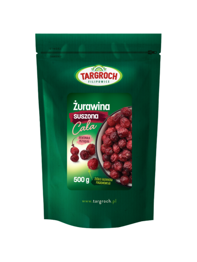 TARGROCH Żurawina suszona cała 500 g w Pakuj ZDROWIE Gdańsk Wrzeszcz