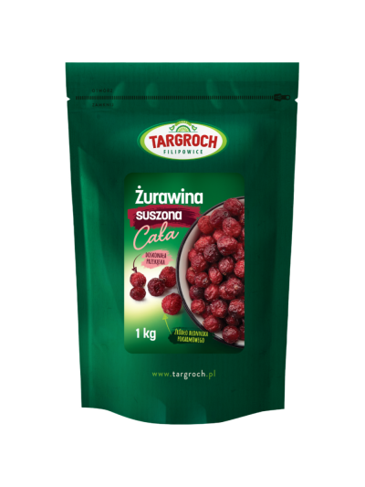 TARGROCH Żurawina suszona cała 1000 g w Pakuj ZDROWIE Gdańsk Wrzeszcz