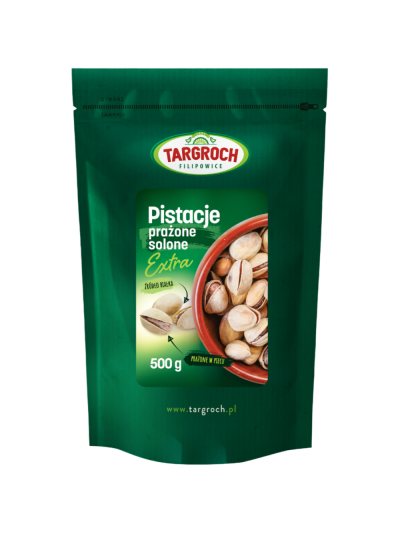 TARGROCH Pistacje prażone solone extra 500 g w Pakuj ZDROWIE Gdańsk Wrzeszcz
