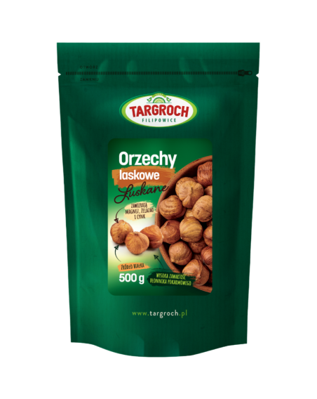 TARGROCH Orzechy laskowe łuskane 500 g w Pakuj ZDROWIE Gdańsk Wrzeszcz