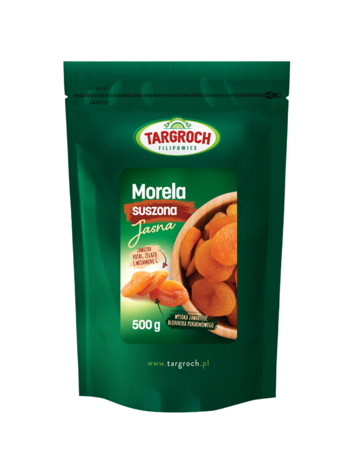 TARGROCH Morela suszona jasna 500 g w Pakuj ZDROWIE Gdańsk Wrzeszcz