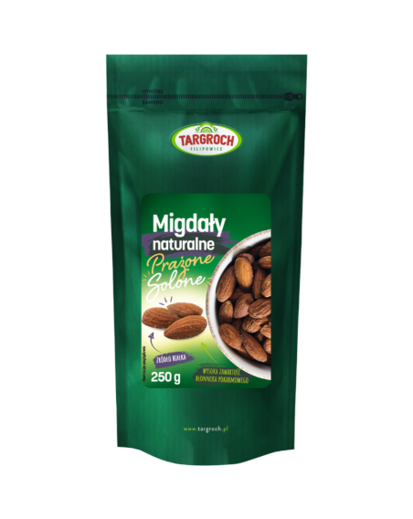 TARGROCH Migdały naturalne prażone solone 250 g w Pakuj ZDROWIE Gdańsk Wrzeszcz