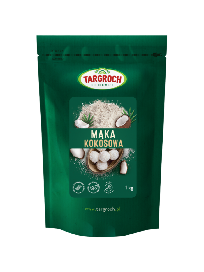 TARGROCH Mąka kokosowa 1000 g w Pakuj ZDROWIE Gdańsk Wrzeszcz
