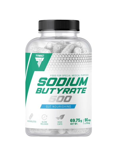 TREC Sodium Butyrate 500 90 caps w Pakuj ZDROWIE Gdańsk Wrzeszcz