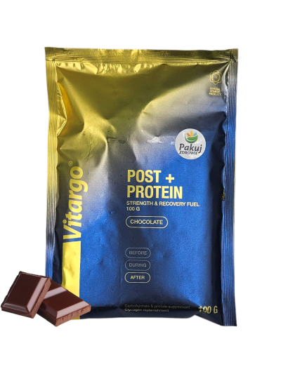 VITARGO Post + Protein 100 g saszetka smak czekolada w Pakuj ZDROWIE Gdańsk Wrzeszcz