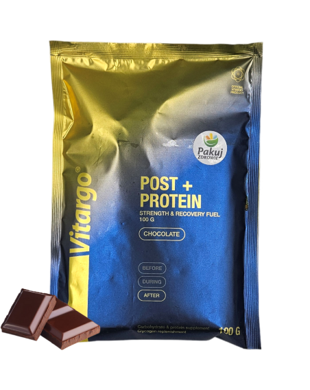 VITARGO Post + Protein 100 g saszetka smak czekolada w Pakuj ZDROWIE Gdańsk Wrzeszcz