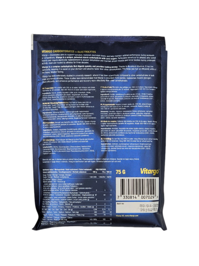 Skład VITARGO Carbohydrates + Electrolytes 75 g smak citrus w Pakuj ZDROWIE Gdańsk Wrzeszcz
