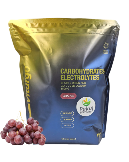 VITARGO Carbohydrates + Electrolytes 1500 g smak grapes w Pakuj ZDROWIE Gdańsk Wrzeszcz
