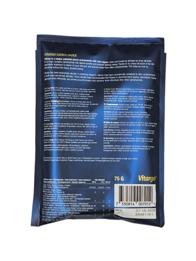 Skład VITARGO Carboloader 75 g saszetka orange w Pakuj ZDROWIE Gdańsk Wrzeszcz