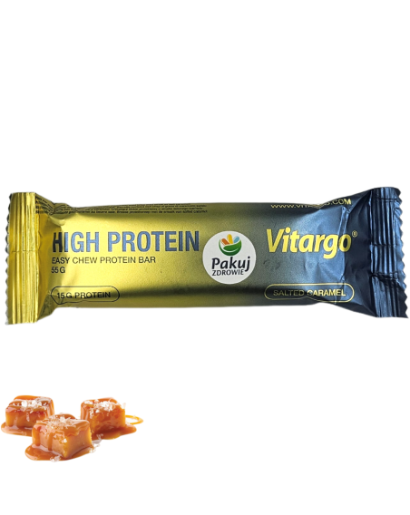 VITARGO High Protein bar 55 g smak słony karmel w Pakuj ZDROWIE Gdańsk Wrzeszcz